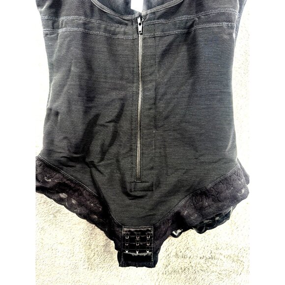 Shapermx Womens Tummy Control Bodysuit Shapewear Adjustable Straps Black XL - Picture 12 of 13